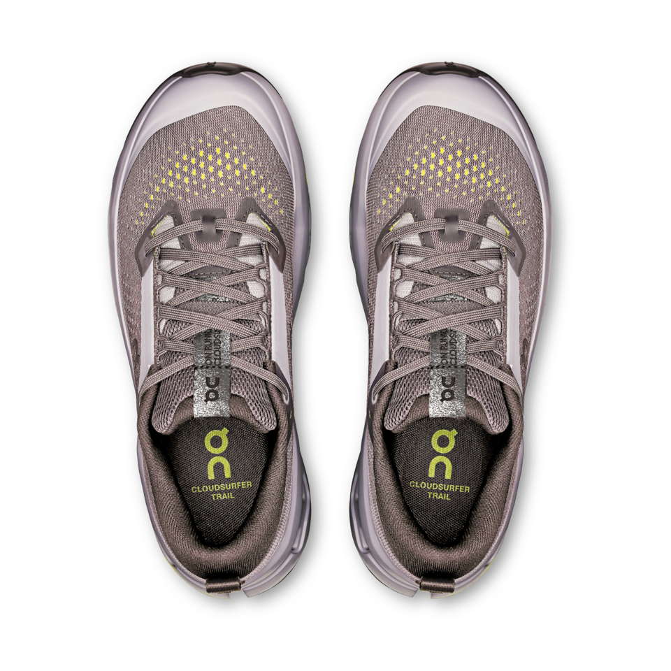 On Women's Cloudsurfer Trail 2 Iron/Lilac