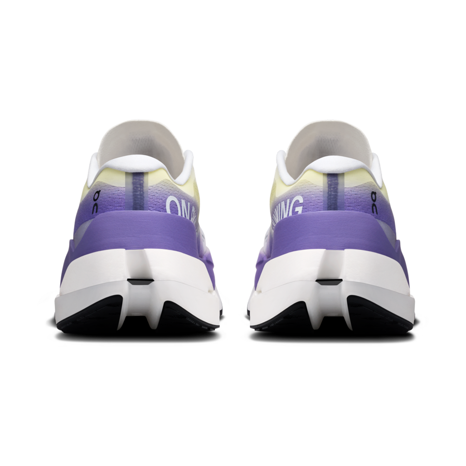 On Women's Cloudboom Max White/Juniper