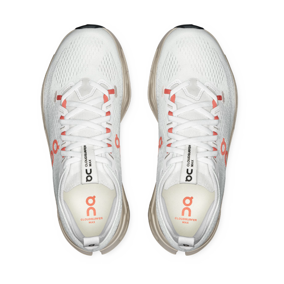 On Women's Cloudsurfer Max Ivory/Salmon