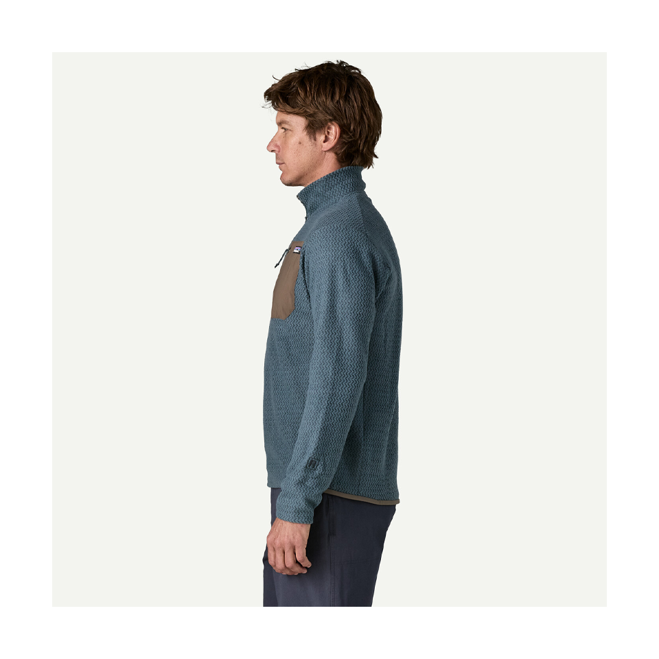 Patagonia Men's R1 Air Fleece Zip-Neck Summit Blue