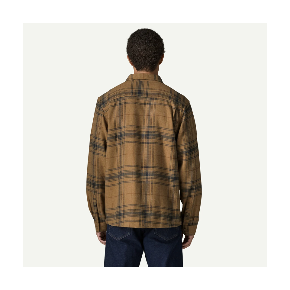 Patagonia Men's Fjord Flannel Shirt Dissolve: Slab Khaki