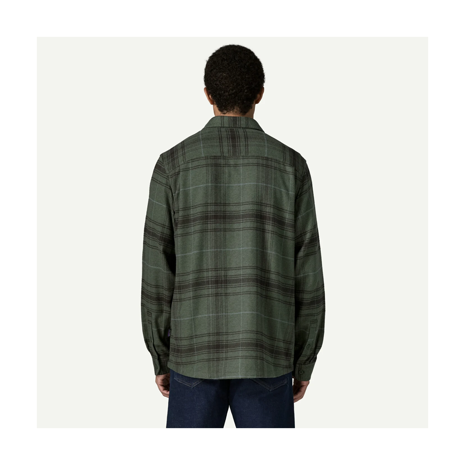 Patagonia Men's Fjord Flannel Shirt Dissolve: Treeline Green