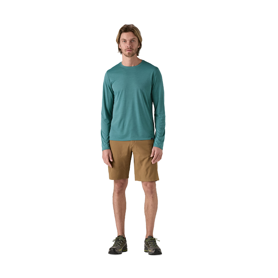 Patagonia Men's Long-Sleeved Capilene Cool Daily Shirt Wetland Blue - Light Wetland Blue X-Dye