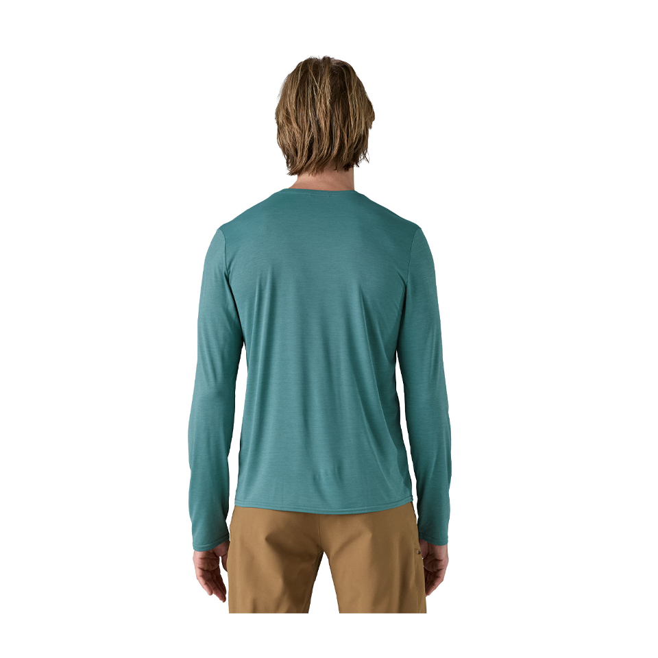 Patagonia Men's Long-Sleeved Capilene Cool Daily Shirt Wetland Blue - Light Wetland Blue X-Dye