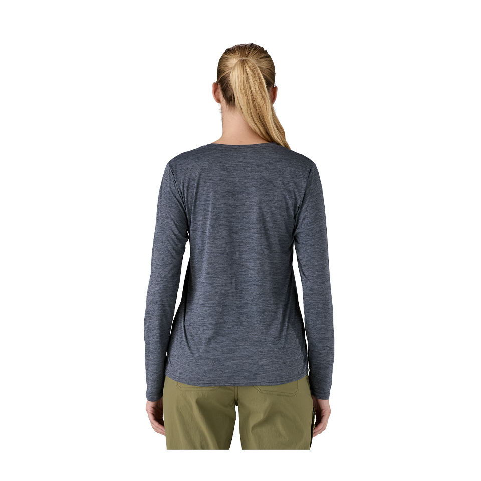 Patagonia Women's Long-Sleeved Capilene Cool Daily Shirt Smolder Blue - Light Smolder Blue X-Dye