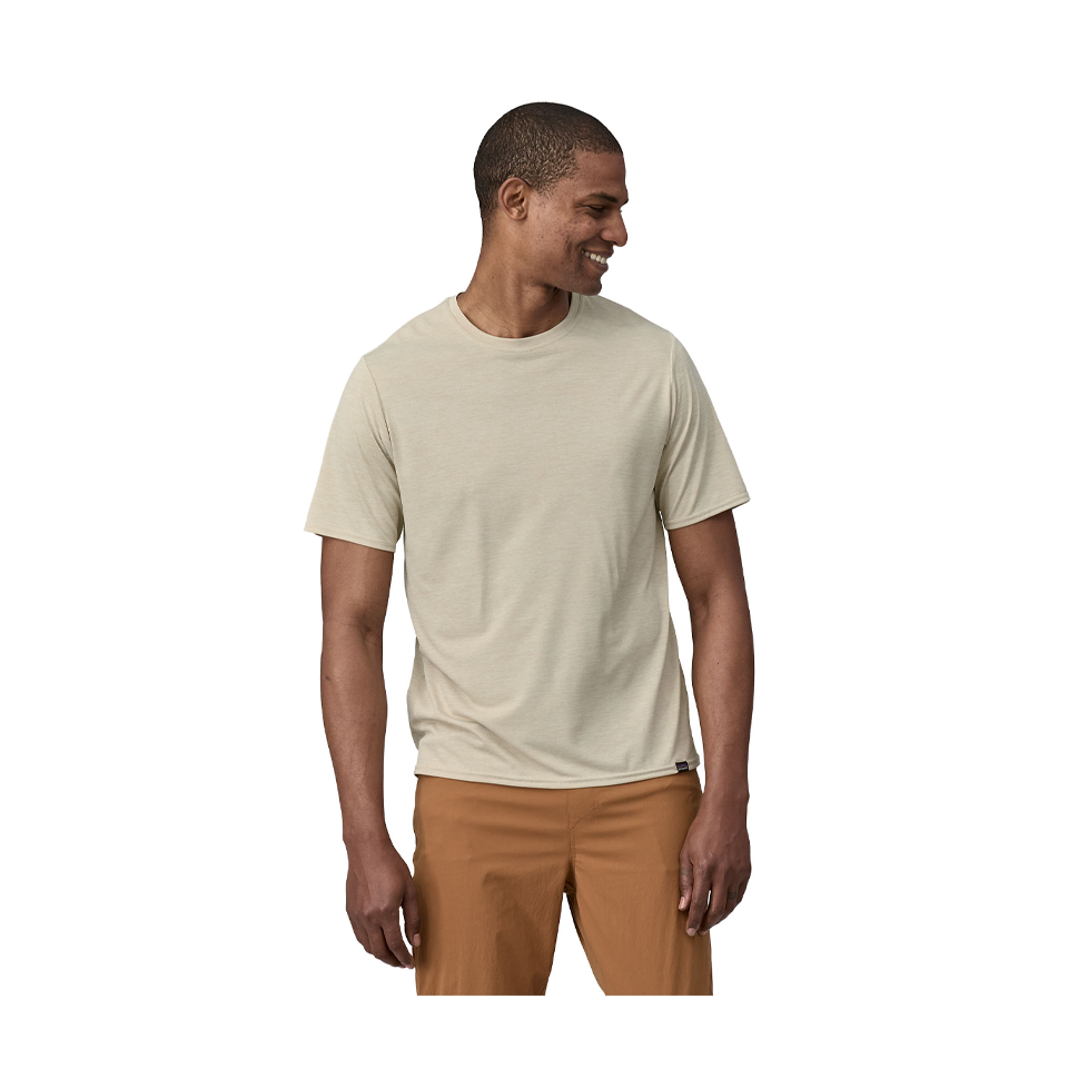 Patagonia Men's Capilene Cool Daily Shirt Pumice - Dyno White X-Dye
