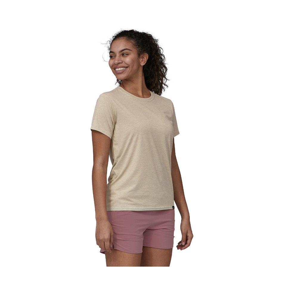 Patagonia Women's Capilene Cool Daily Shirt Pumice - Dyno White X-Dye