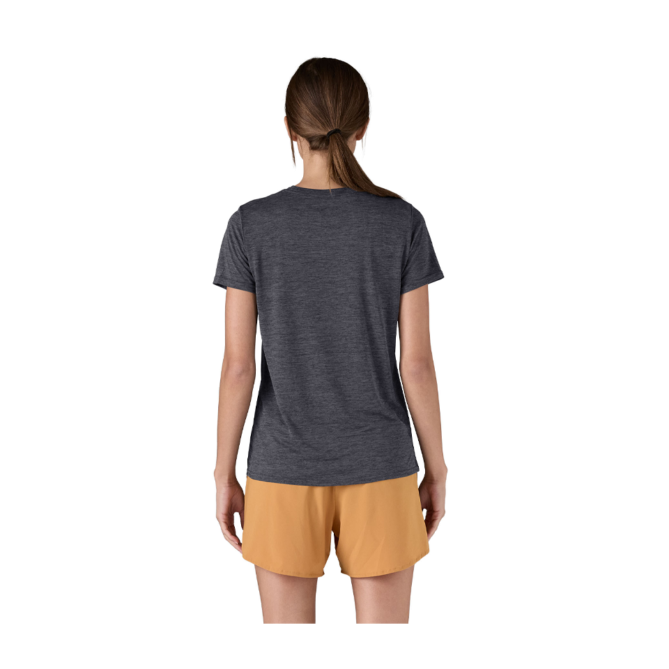 Patagonia Women's Capilene Cool Daily Shirt Smolder Blue - Light Smolder Blue X-Dye