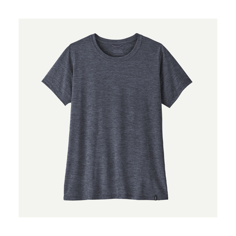 Patagonia Women's Capilene Cool Daily Shirt Smolder Blue - Light Smolder Blue X-Dye