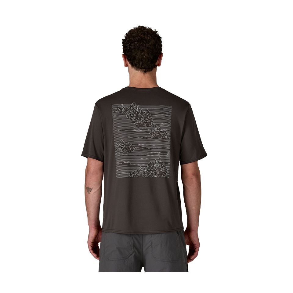 Patagonia Men's Capilene Cool Daily Graphic Shirt Strataspire: Black