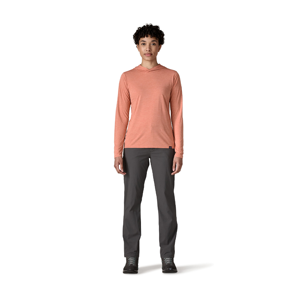 Patagonia Women's Capilene Cool Daily Hoody Moment Pink - Light Moment Pink X-Dye