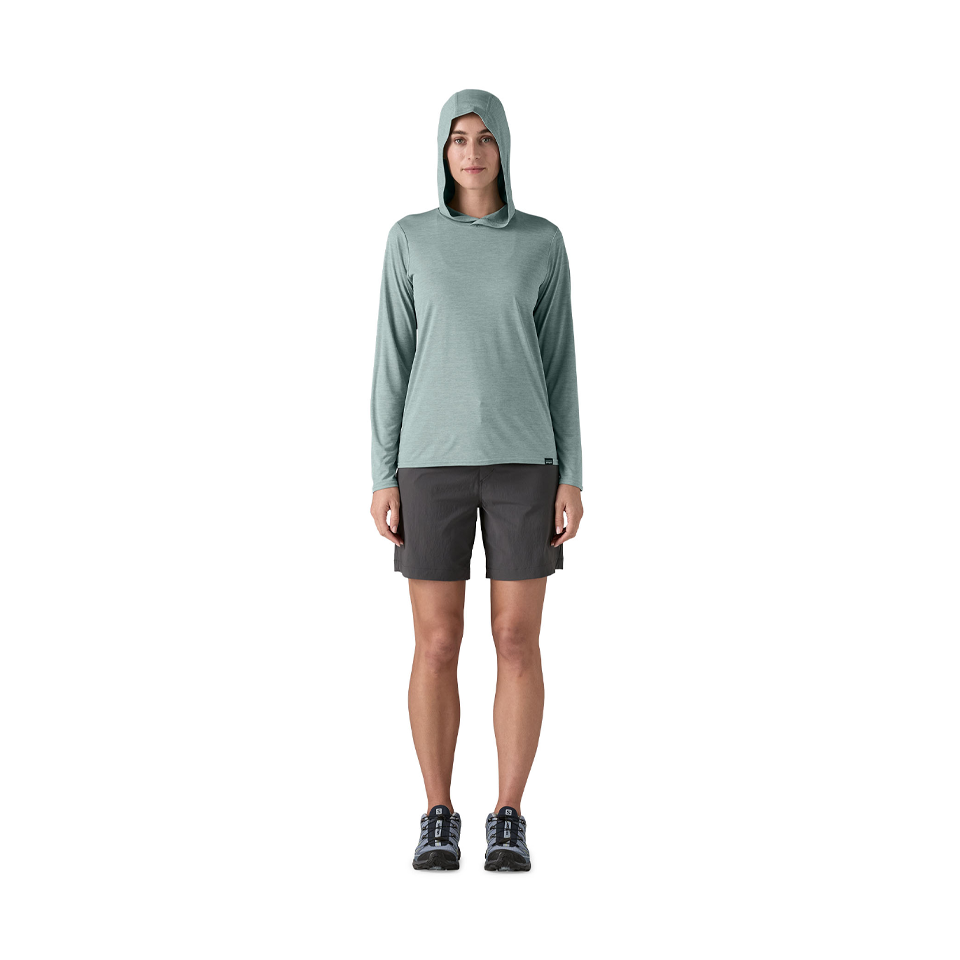 Patagonia Women's Capilene Cool Daily Hoody Thermal Blue - Light Thermal Blue X-Dye