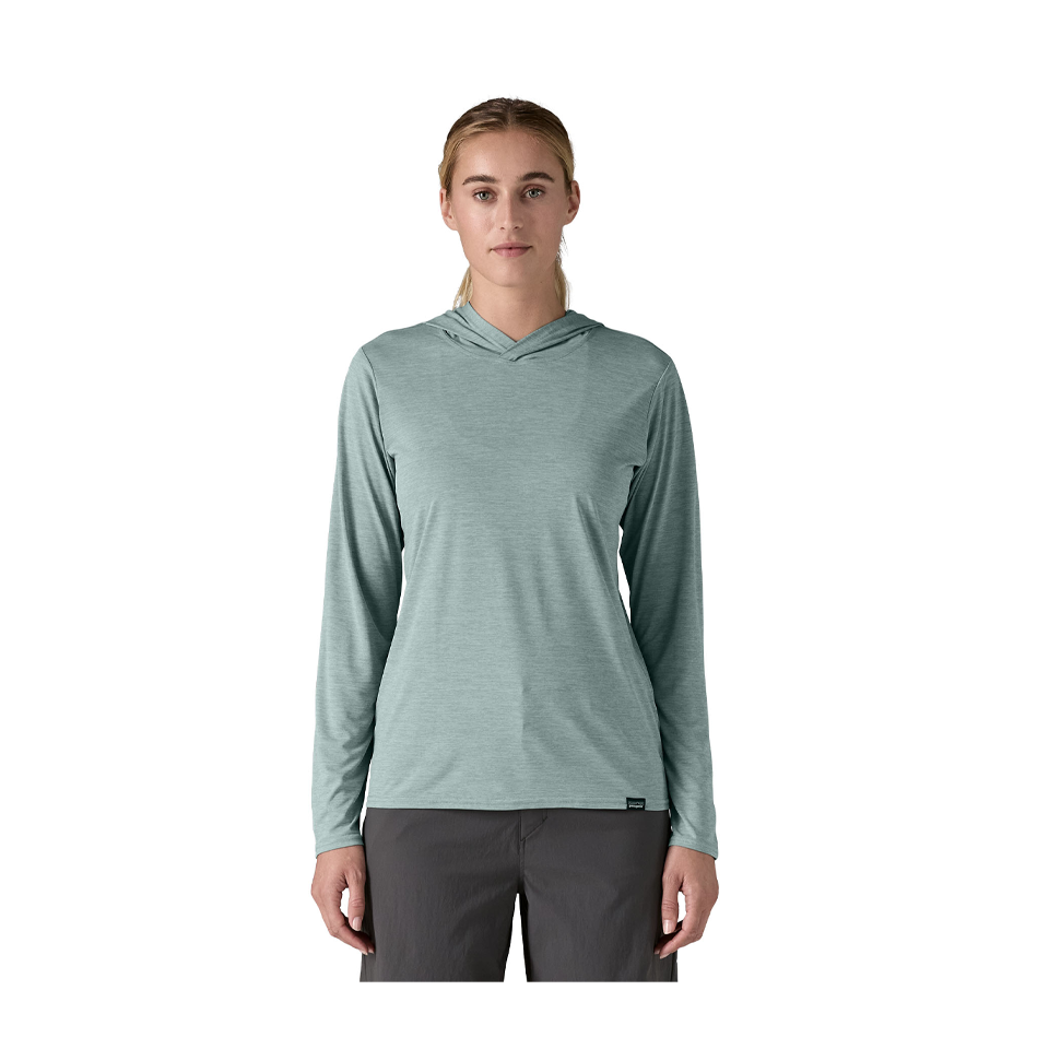 Patagonia Women's Capilene Cool Daily Hoody Thermal Blue - Light Thermal Blue X-Dye