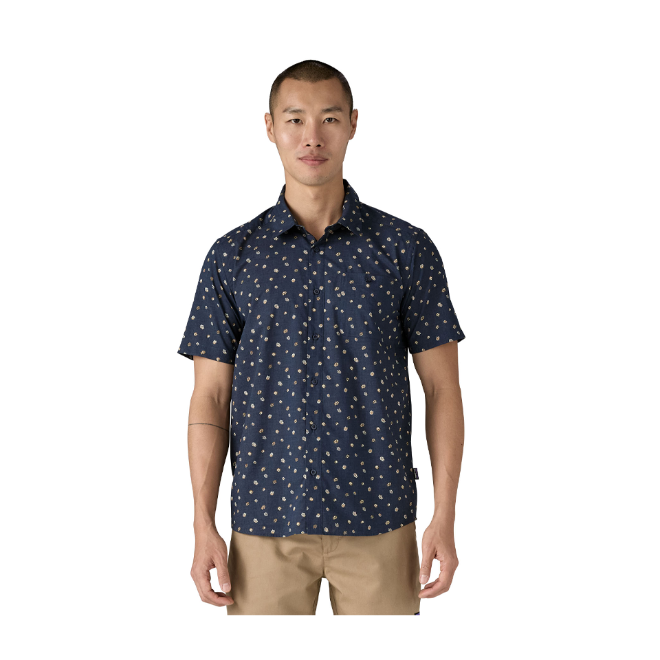 Patagonia Men's Go-To Shirt Blossoms: New Navy