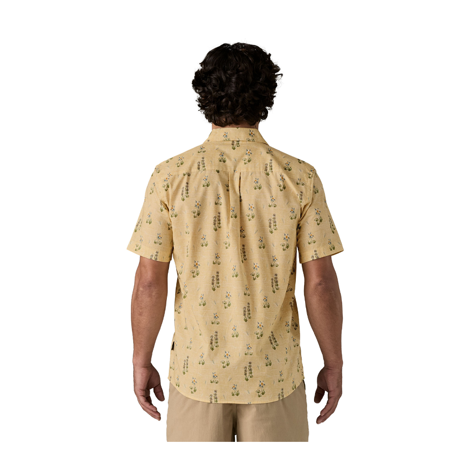 Patagonia Men's Go-To Shirt Lupine Trail: Beeswax Tan