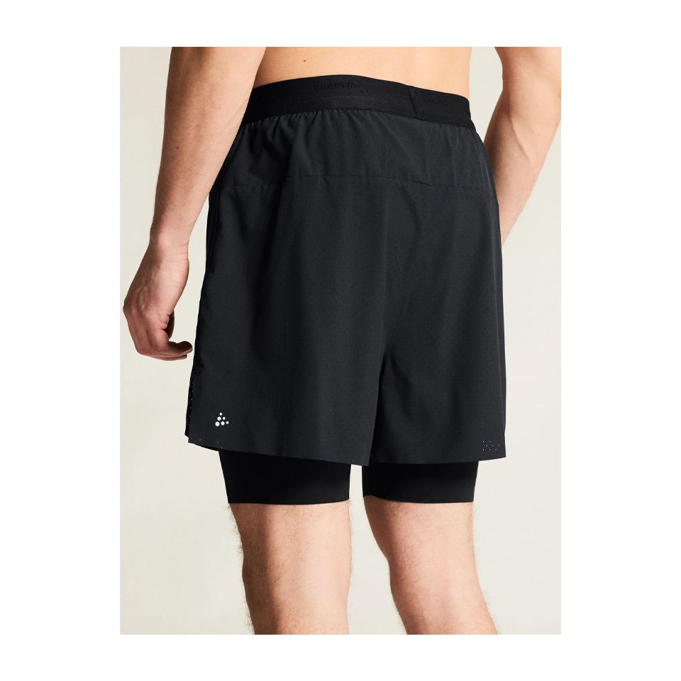 Craft Men's Hypervent 2-in-1 Shorts Black