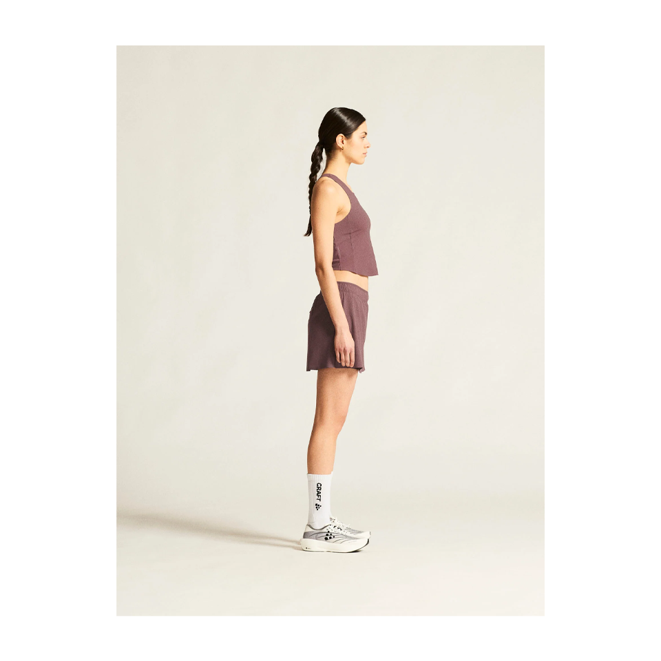 Craft Women's Hypervent Cropped Pocket Singlet Flint