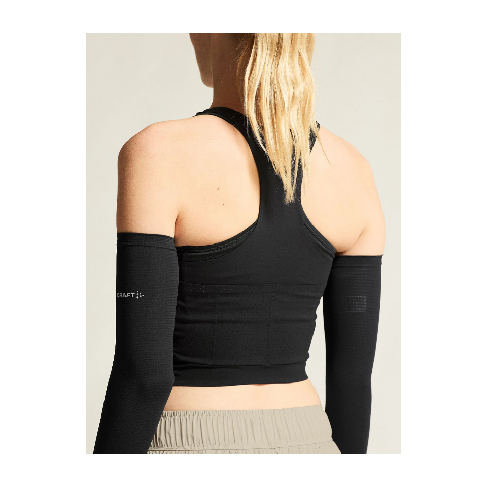 Craft Women's Hypervent Cropped Pocket Singlet Black