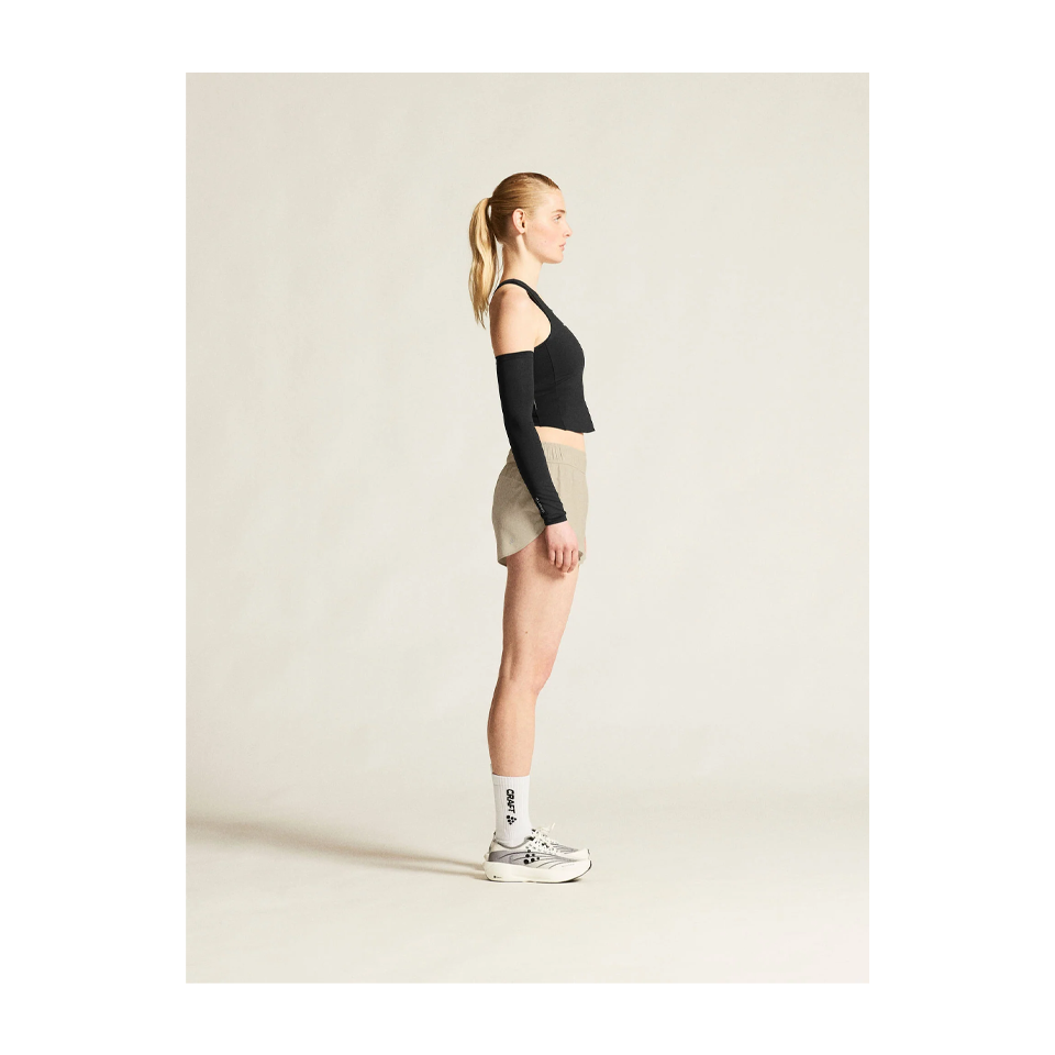 Craft Women's Hypervent Cropped Pocket Singlet Black