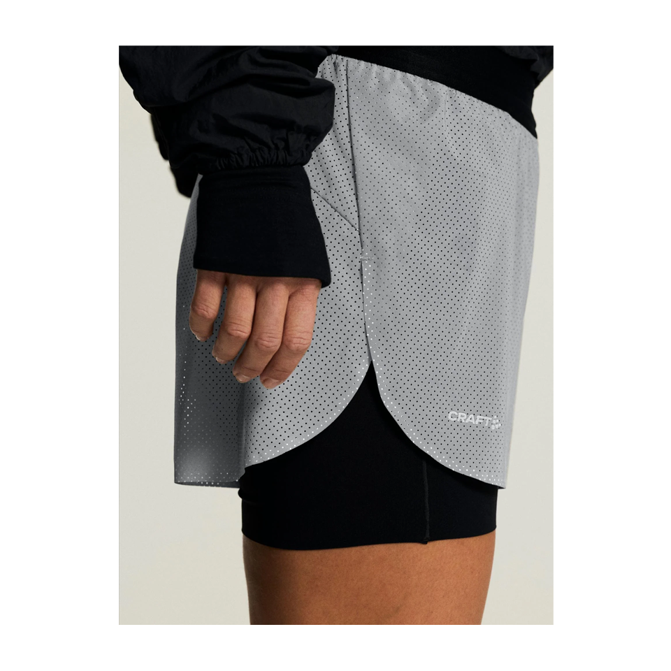 Craft Women's Lumen Shorts Silver