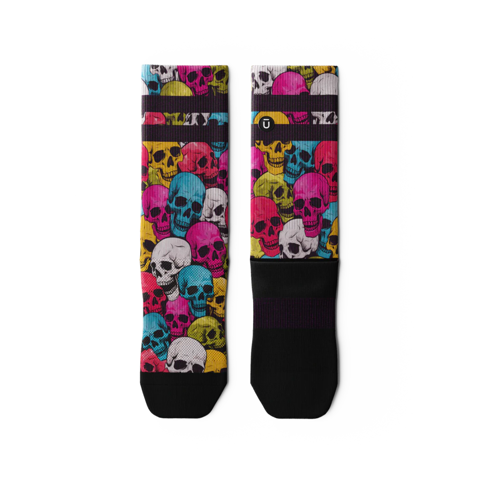 Outway Raging Skull Crew Socks
