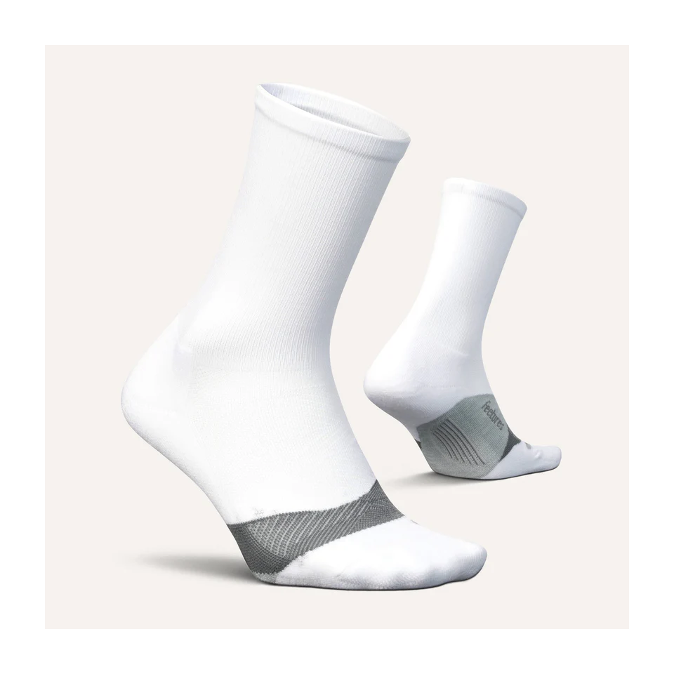 Feetures ELITE Light Cushion Mini Crew White