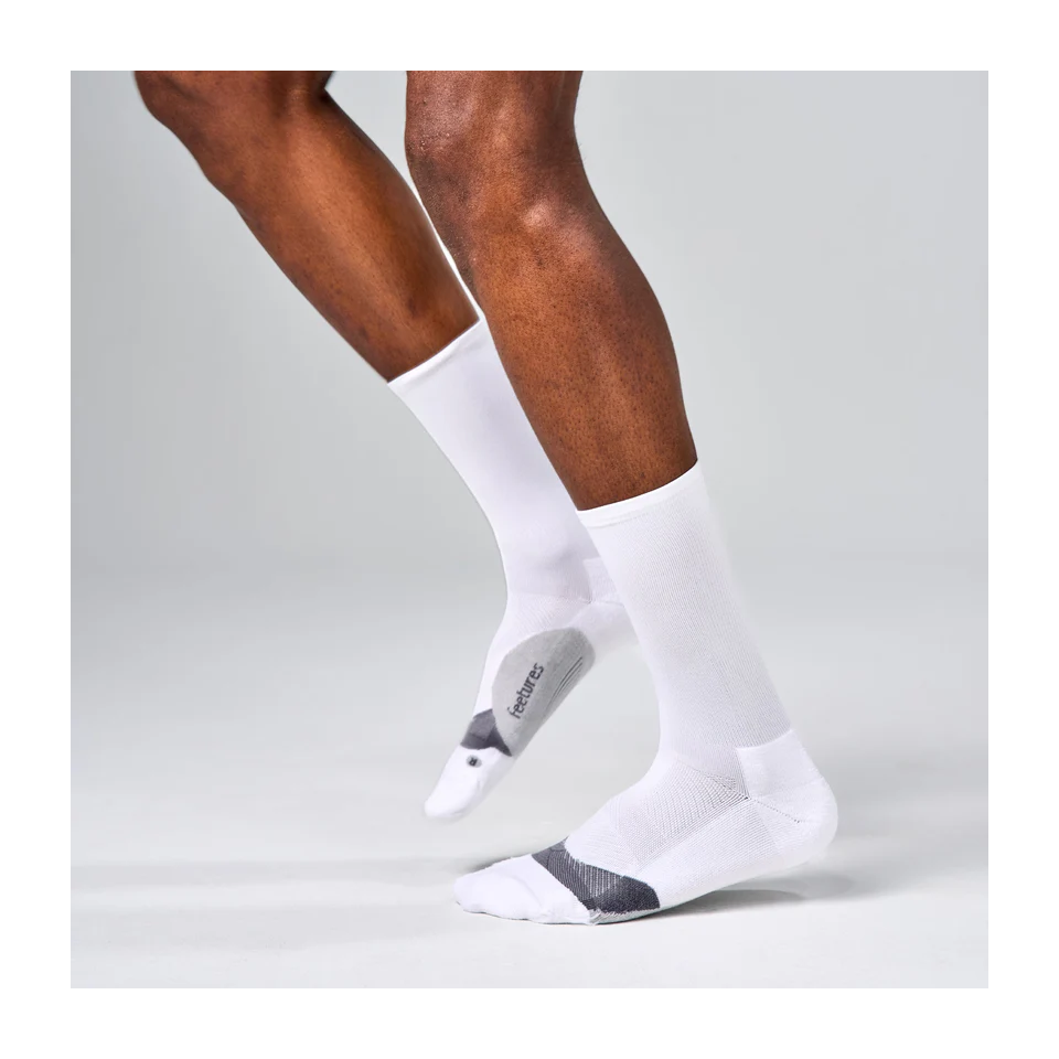 Feetures ELITE Light Cushion Mini Crew White