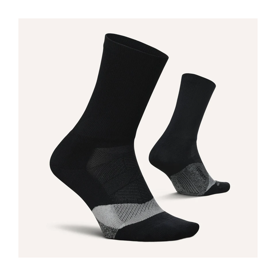 Feetures ELITE Light Cushion Mini Crew Black