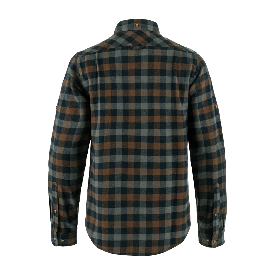 Fjällräven Men's Skog Slim Shirt Dark Navy/Dark Oak