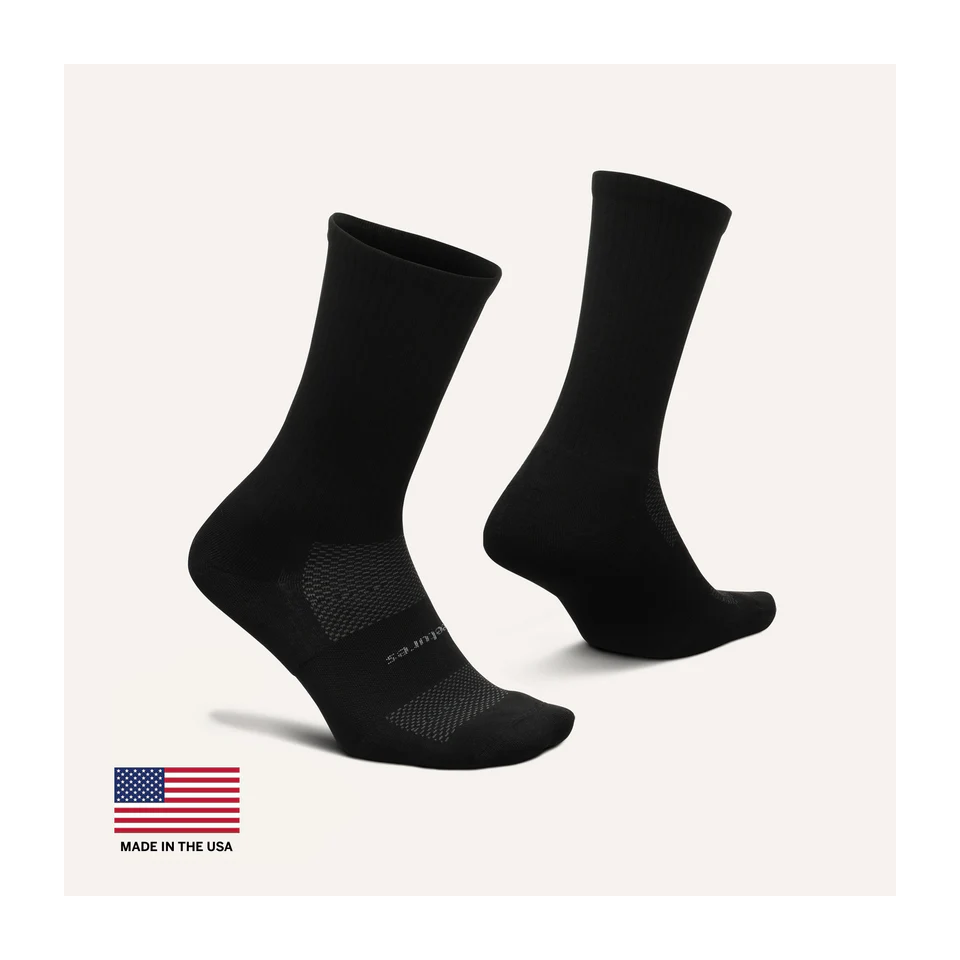 Feetures HIGH PERFORMANCE Max Cushion Crew Black