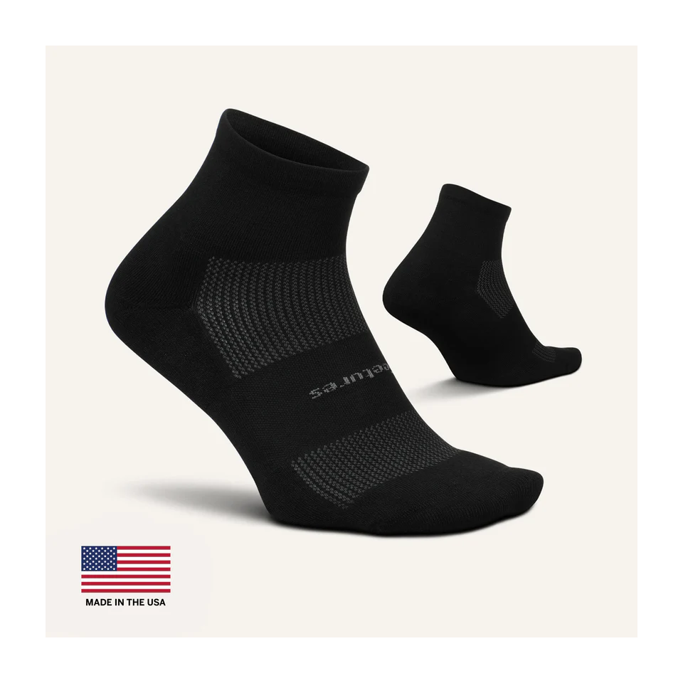 Feetures HIGH PERFORMANCE Ultra Light Quarter Black