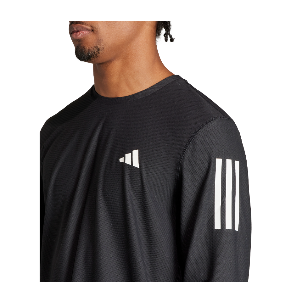 adidas Men's Own The Run Long Sleeve Tee Black