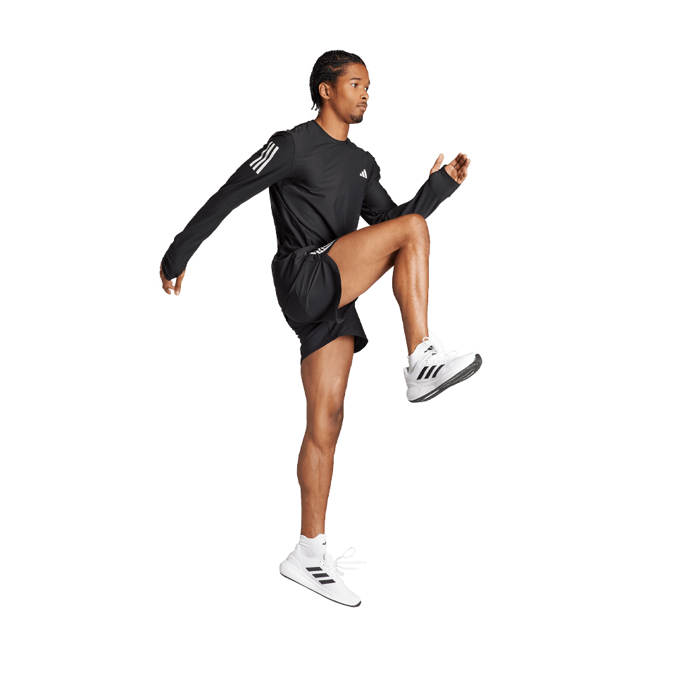 adidas Men's Own The Run Long Sleeve Tee Black