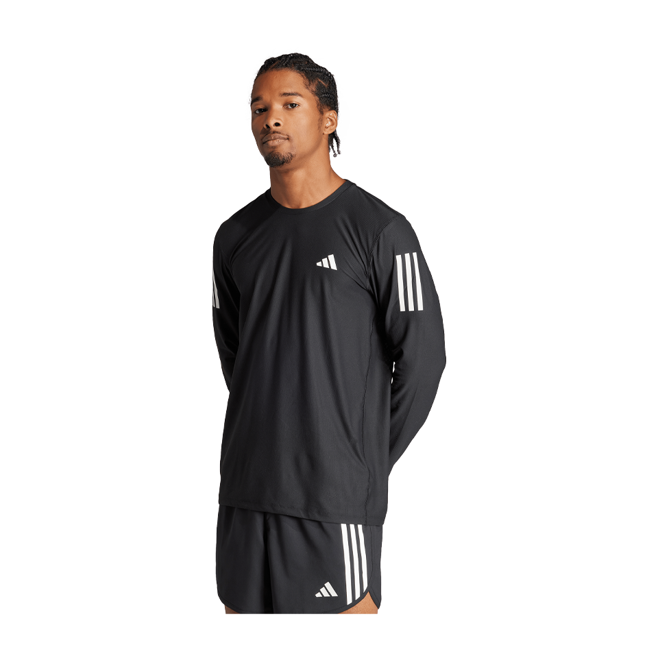 adidas Men's Own The Run Long Sleeve Tee Black