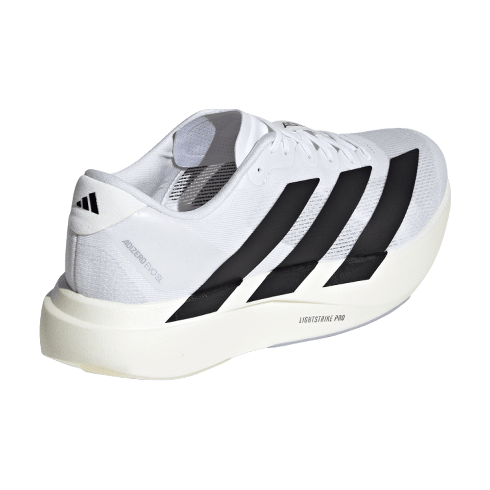 adidas Men's Adizero EVO SL Cloud White/Core Black/Cloud White