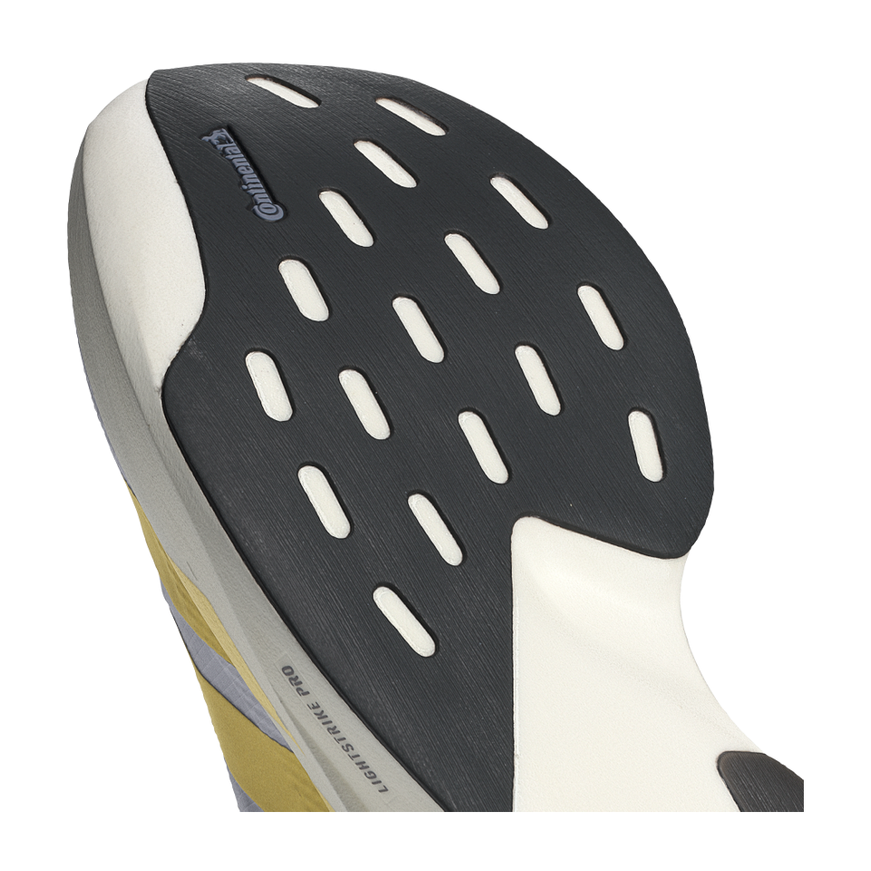 adidas Men's Adizero EVO SL Woven Ftwr White/Matte Gold/Core Black