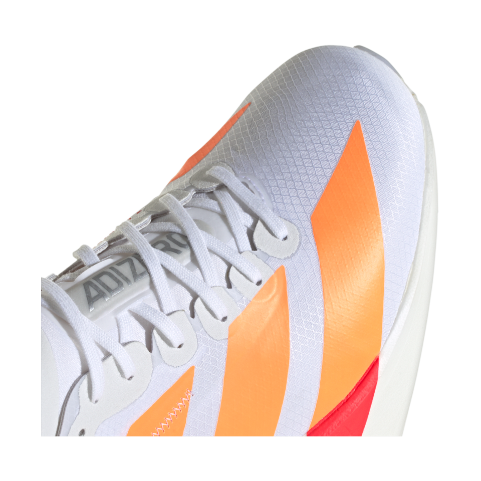 adidas Men's Adizero Adios Pro 4 Cloud White/Lucid Orange/Lucid Red