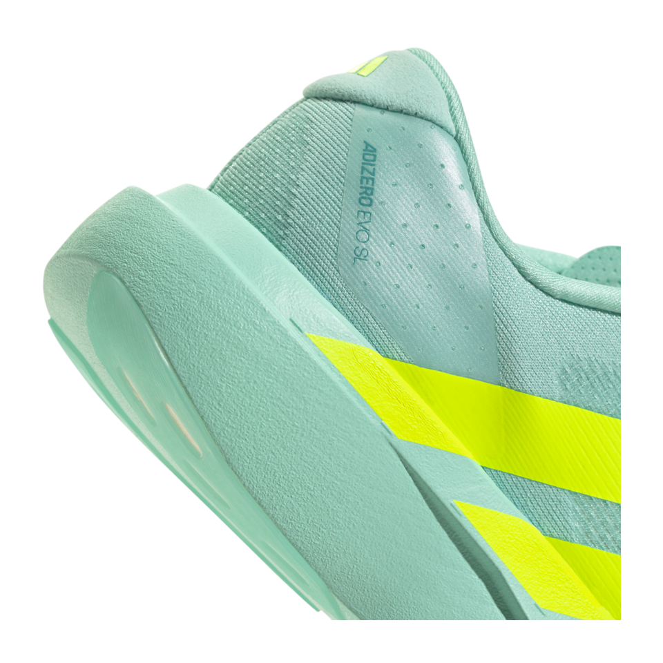 adidas Women's Adizero Evo SL Semi Flash Aqua/Lucid Lemon/Mint Ton
