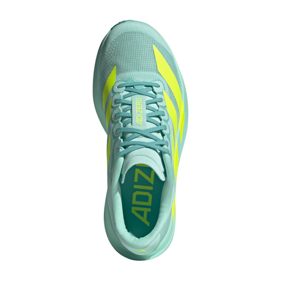 adidas Women's Adizero Evo SL Semi Flash Aqua/Lucid Lemon/Mint Ton
