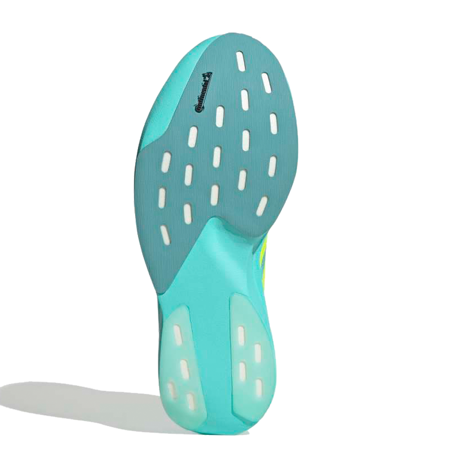 adidas Men's Adizero EVO SL Flash Aqua/Lucid Lemon/Mint Ton