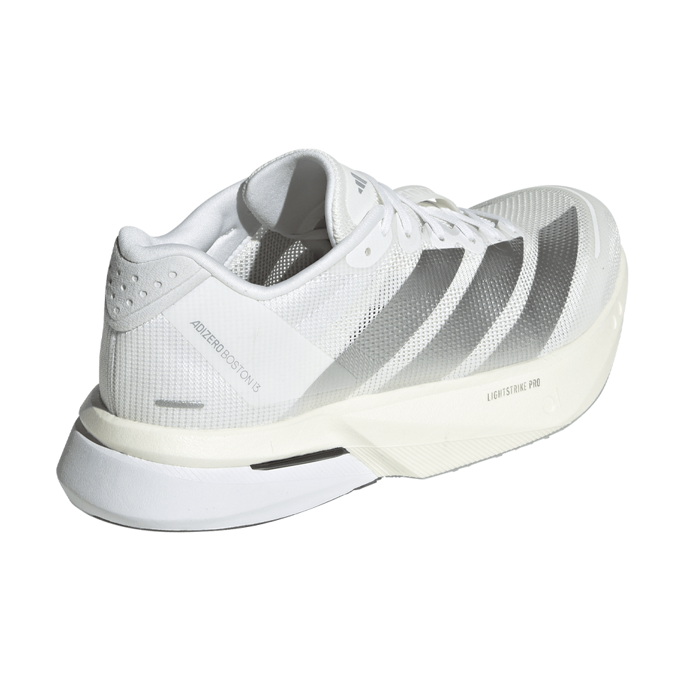 Adidas Women's Adizero Boston 13 Cloud White/Matte Silver/Dash Grey