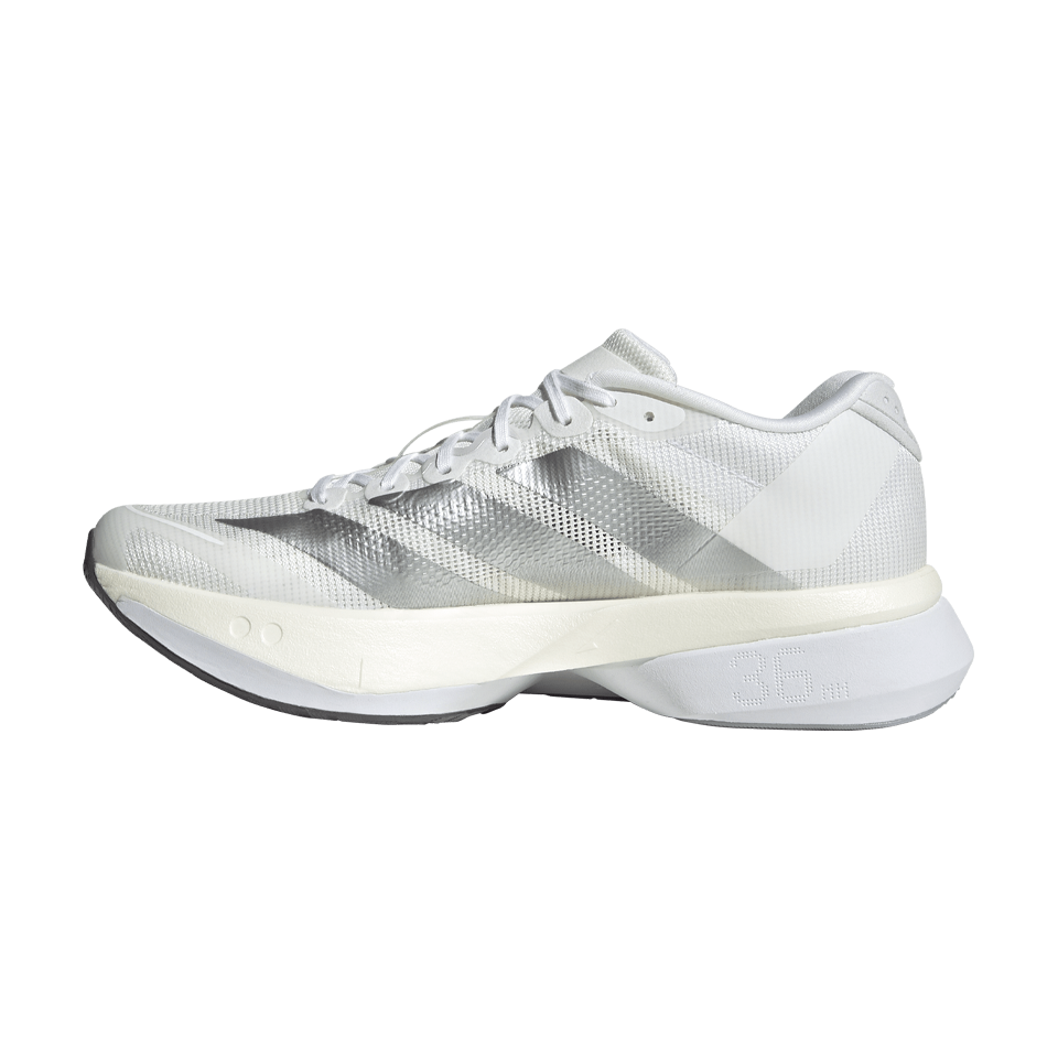 Adidas Women's Adizero Boston 13 Cloud White/Matte Silver/Dash Grey