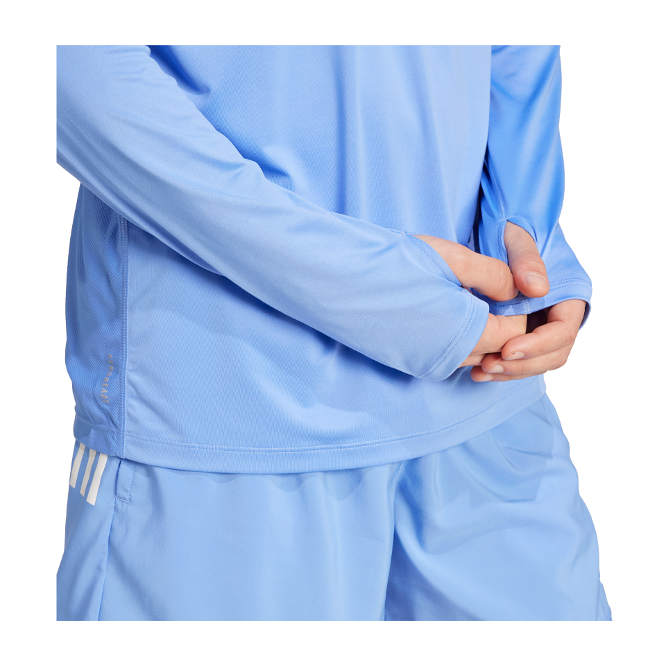 adidas Men's Own The Run Half-Zip Blue Fusion