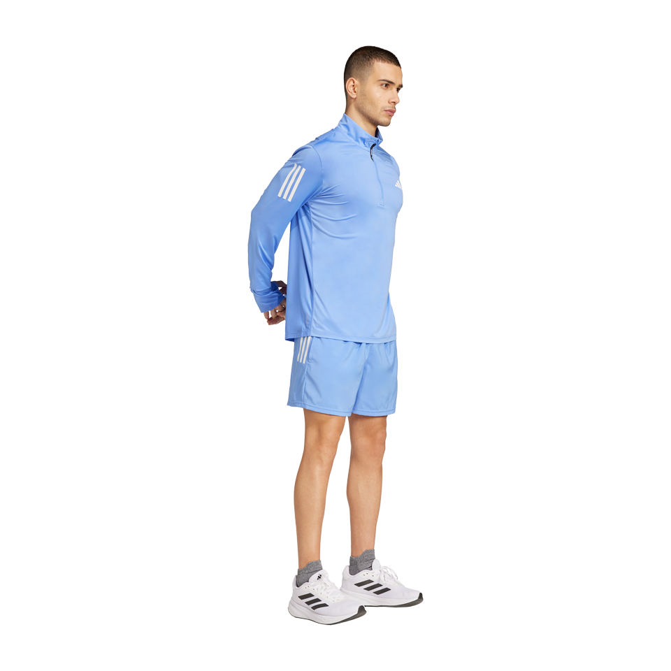 adidas Men's Own The Run Half-Zip Blue Fusion