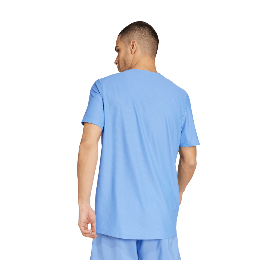 adidas Men's Own The Run Tee Blue Fusion