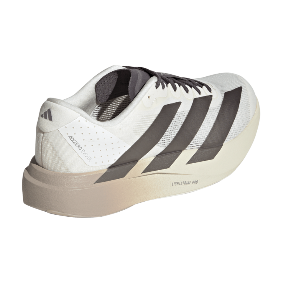adidas Men's Adizero Evo SL Off White/Aurora Coffee Met./Matte Silver