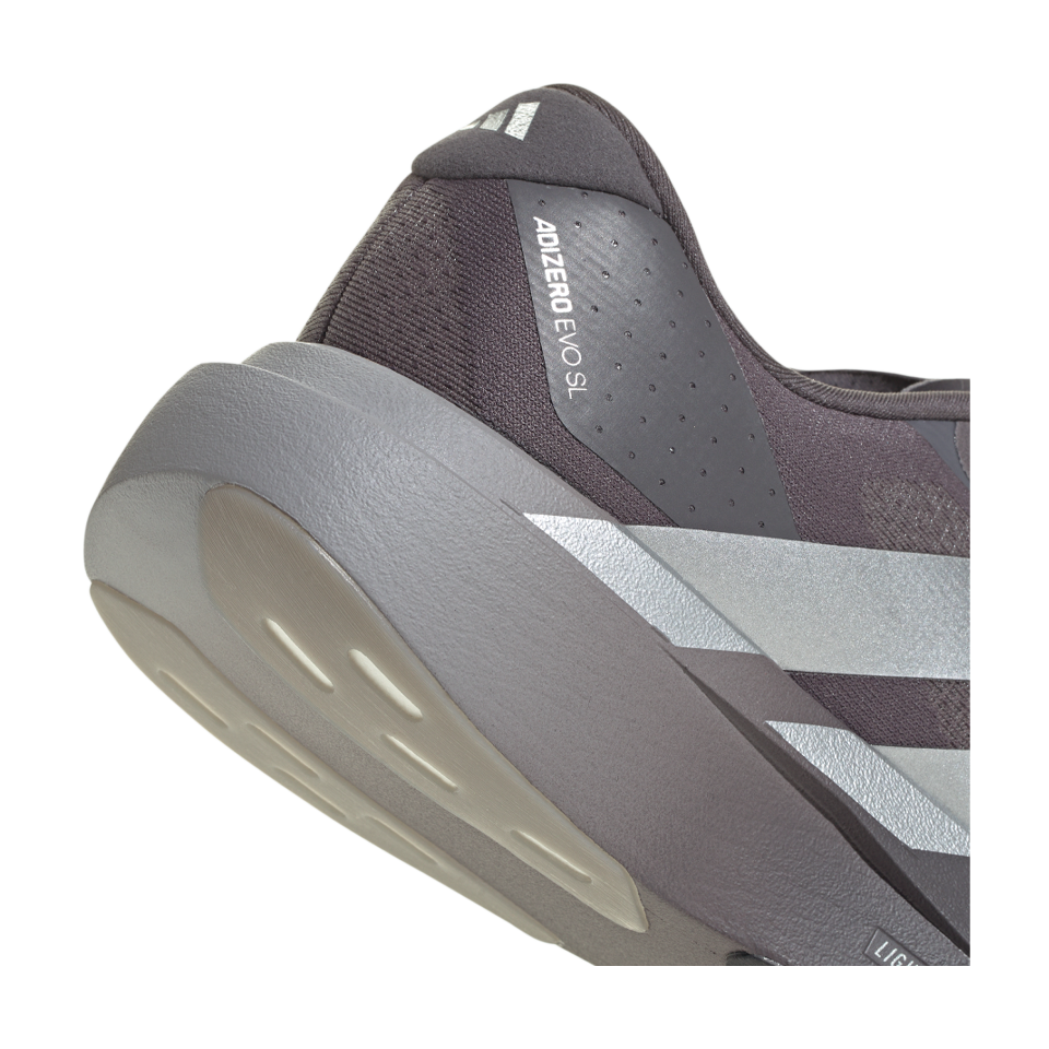 adidas Men's Adizero Evo SL Grey Strata/Silver Metallic/Light Granite