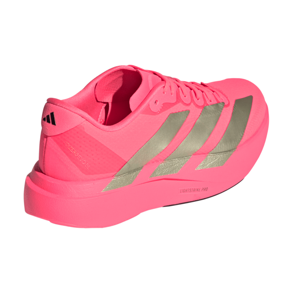 adidas Women's Adizero Evo SL Solar Turbo/Core Black/Carbon