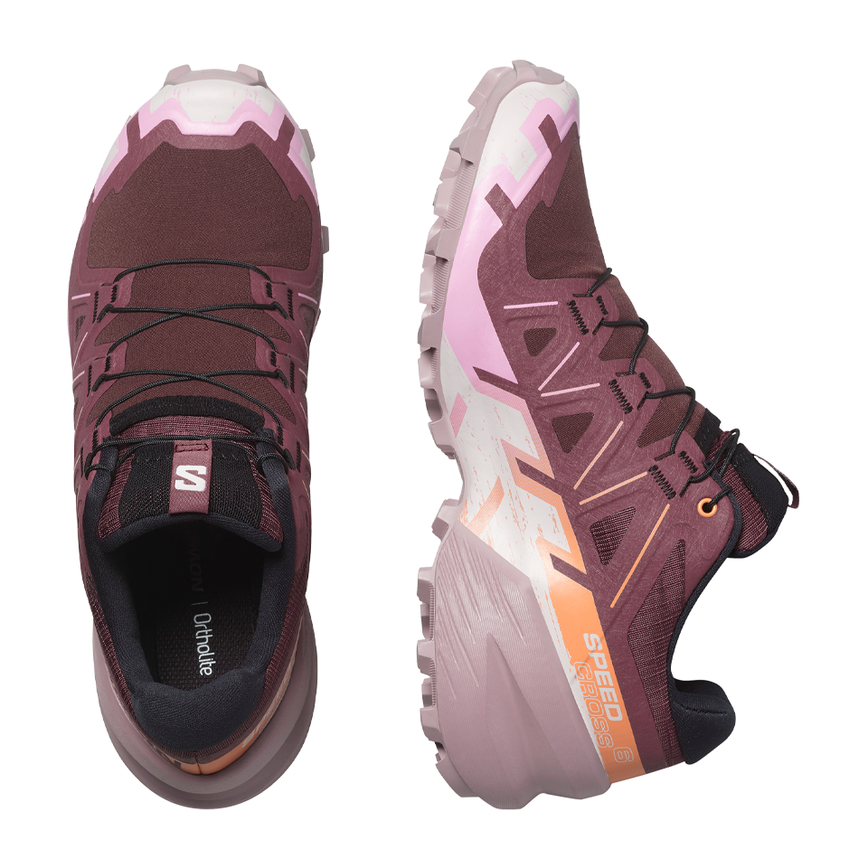 Salomon Women's Speedcross 6 Catawba Grape/Papaya/Deauville Mauve