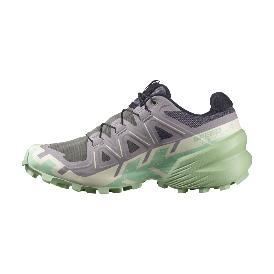 Salomon Women's Speedcross 6 Castlerock/Vanilla Ice/Smoke Green